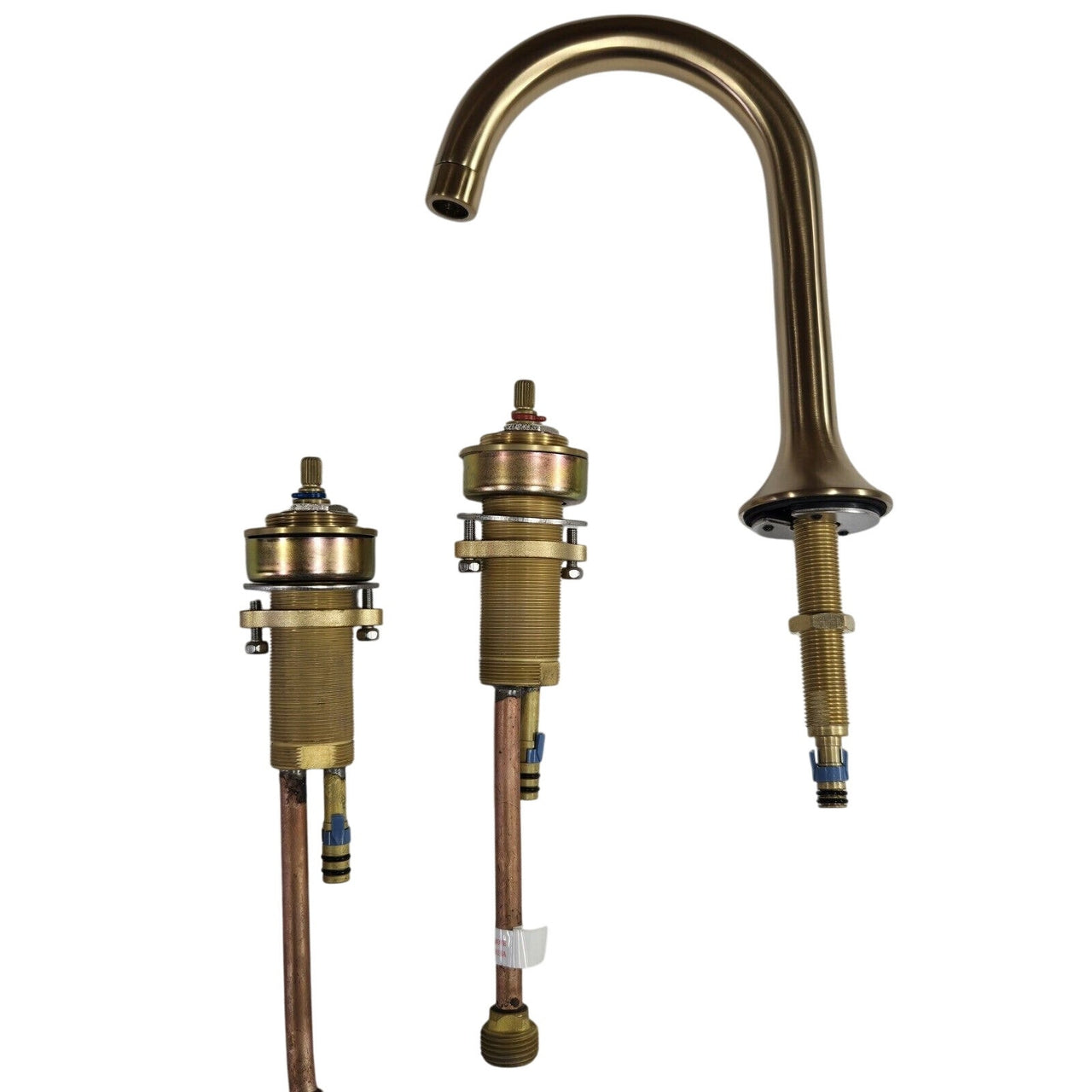 Signature Hardware 466426 Lentz Widespread Bathroom Faucet  - Brushed Gold READ