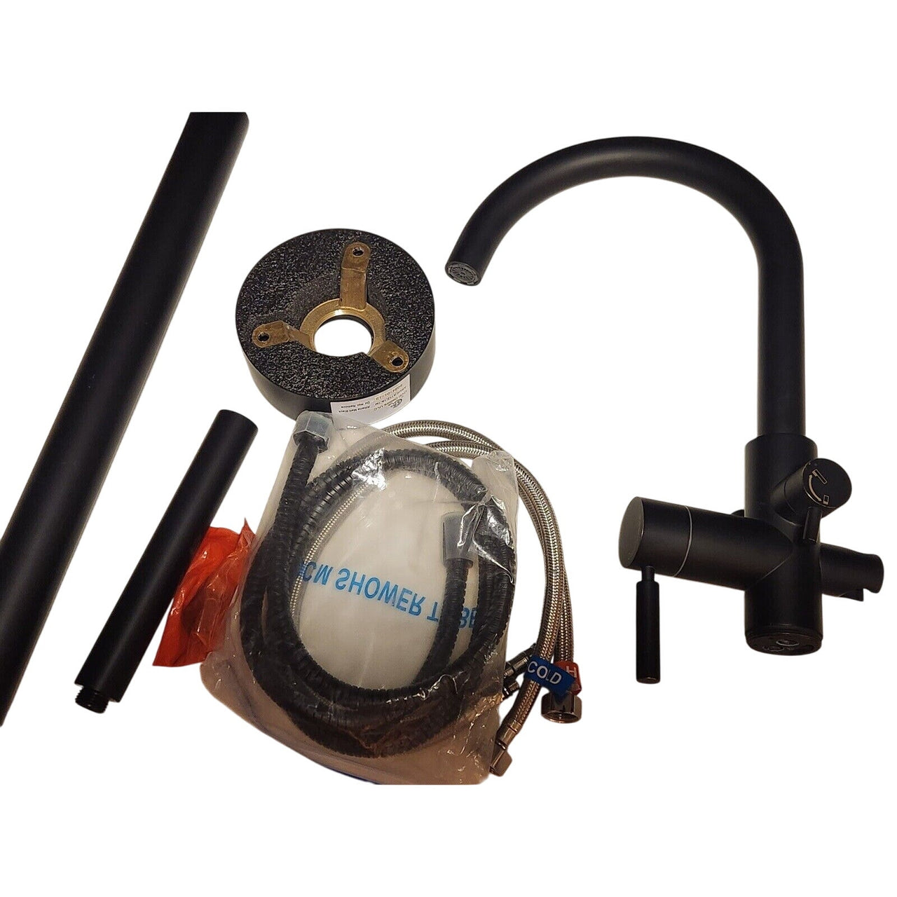 Ove Decors 15BTF-960110-MBLMOA Athena Floor Mounted Tub Filler -Matte Black READ