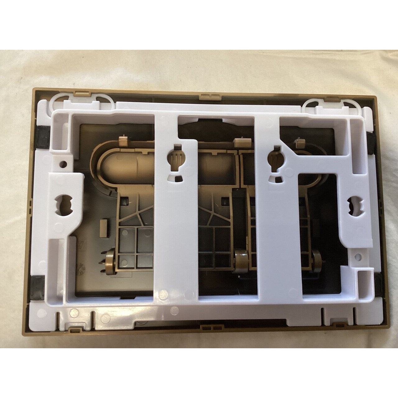 Signature Hardware SH111003FABG Arnelle Dual Flush Actuator Plate - Brushed Gold