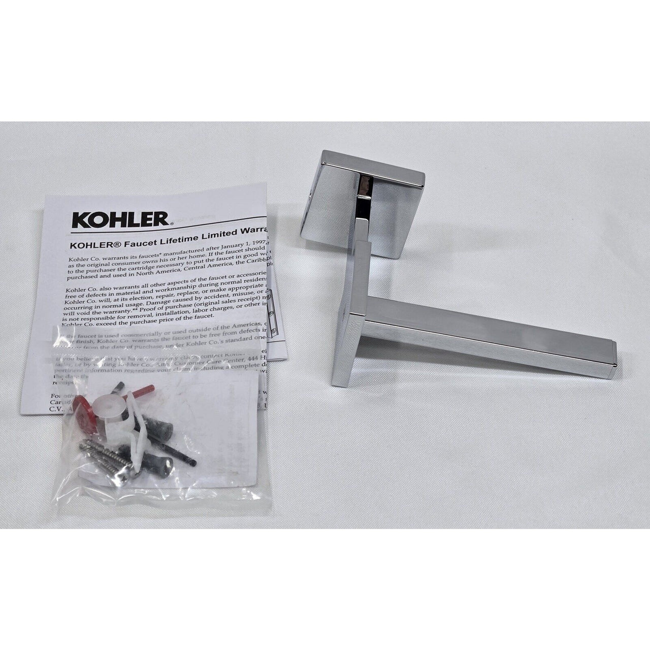 Kohler 23289-CP Square Toilet Paper Holder - Polished Chrome