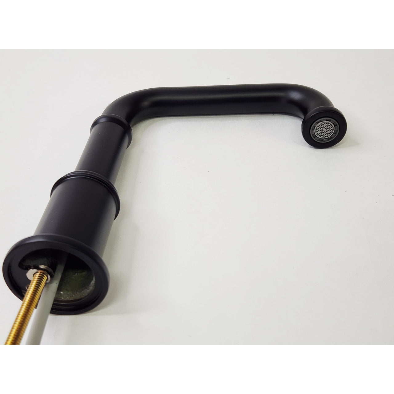 Delta 3587-BL-DST Broderick Widespread Bathroom Faucet-Matte Black(less handles)