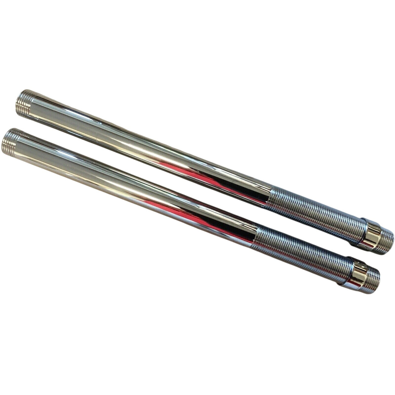 Signature Hardware NB-118C 13" Bottom Pipe Nipples - Chrome