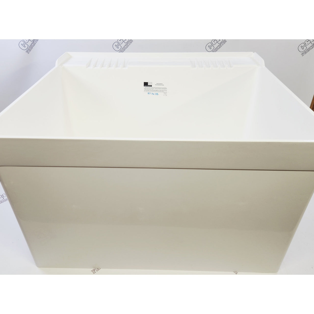 Proflo PFLT2123 23" Single-Basin Free Standing Laundry Sink - White