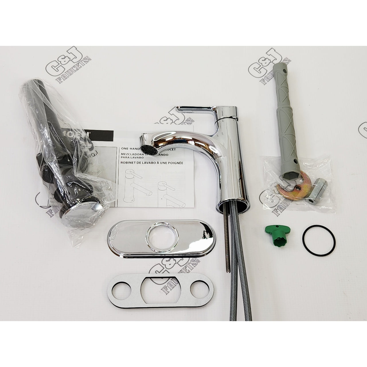 Moen 84136 Graeden Single Hole High Arc Bathroom Sink Faucet - Chrome