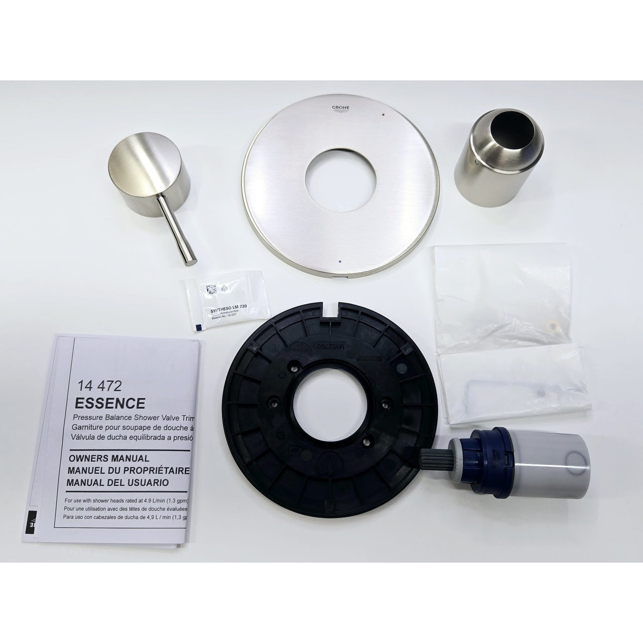Grohe 14472EN0 Essence Pressure Balanced Valve Trim Only - Brushed Nickel
