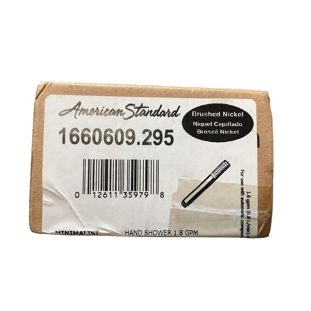American Standard 1660609.295 Minimalist Hand Shower 1.8 GPM - Brushed Nickel