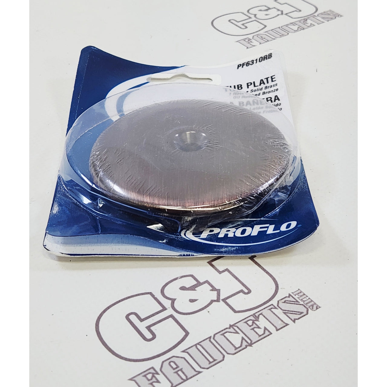 Proflo PF631ORB 3-3/16" Tub Waste and Overflow Face Plate - Oil Rubbed Bronze