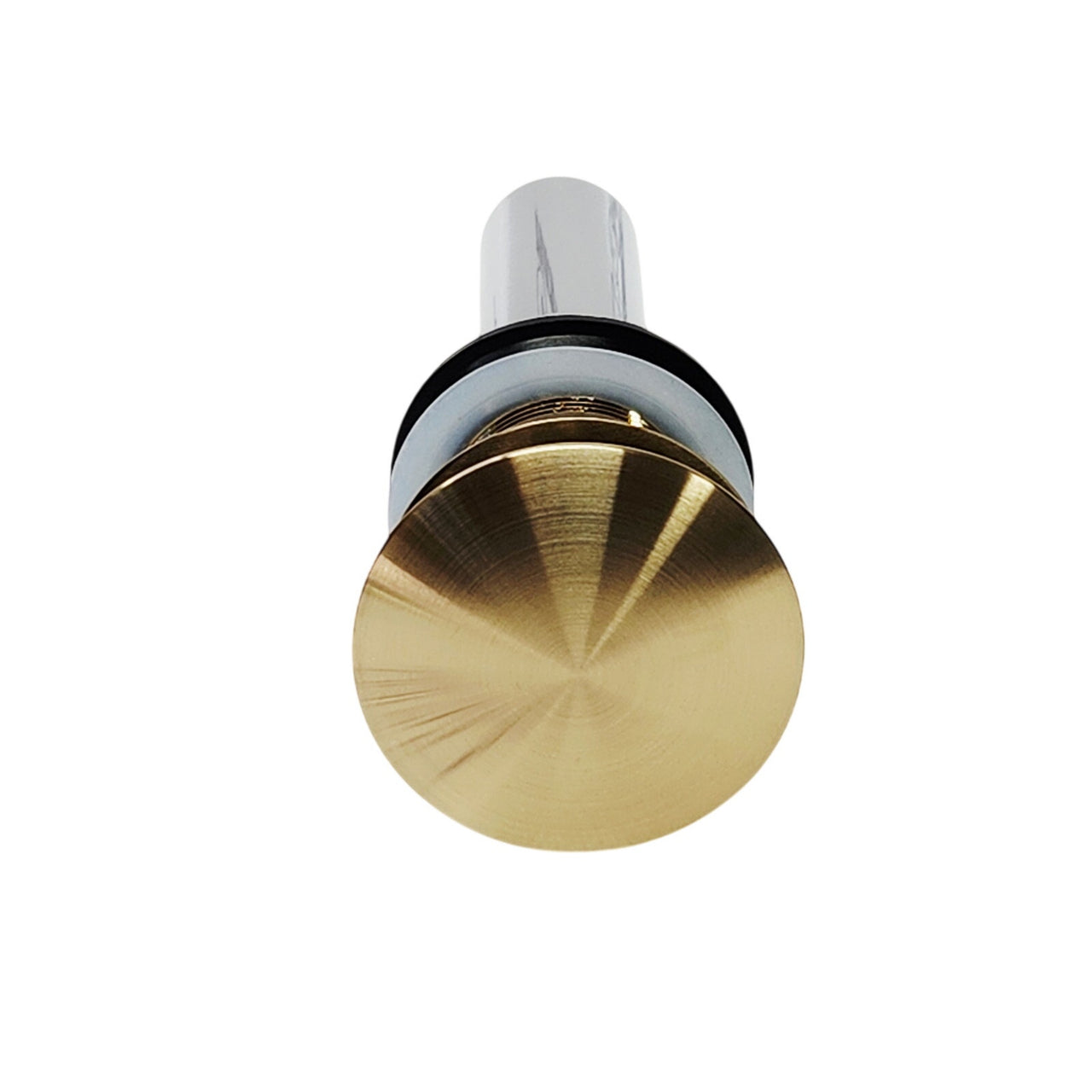 Brizo RP72414GL Push Button Bathroom Sink Pop-Up Drain Assembly - Luxe Gold