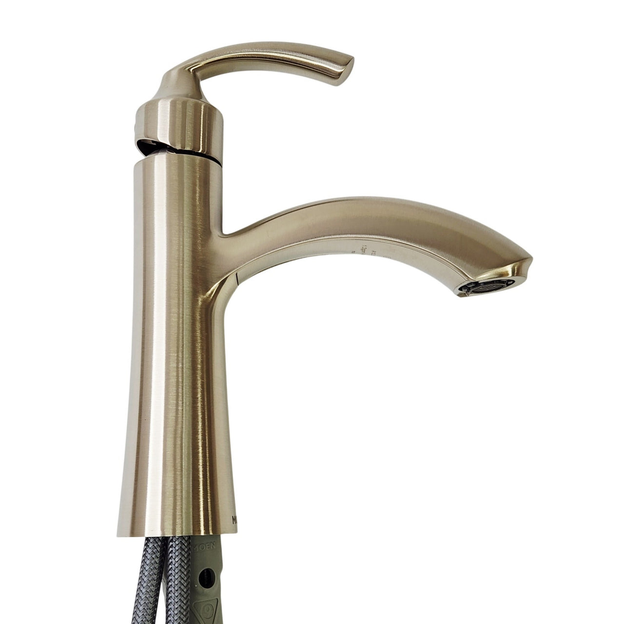 Moen 6170BN Glyde 1.2 GPM Single Hole Bathroom Faucet - Brushed Nickel