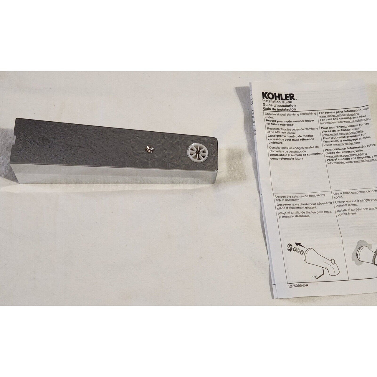 Kohler 20004-CP Honesty Wall-Mount Tub Spout - Polished Chrome