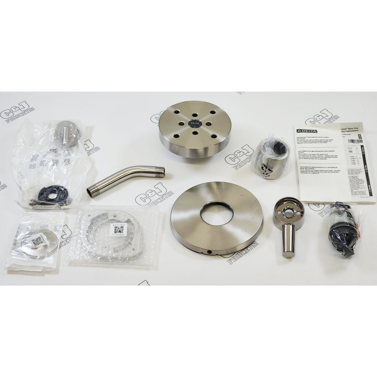 Delta T17259-SS Trinsic 1.75 GPM Shower Valve Trim - Brilliance Stainless