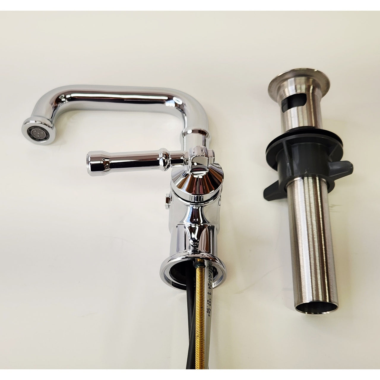 Delta 584SH-PR-DST Broderick Single Hole Bathroom Faucet - Lumicoat Chrome