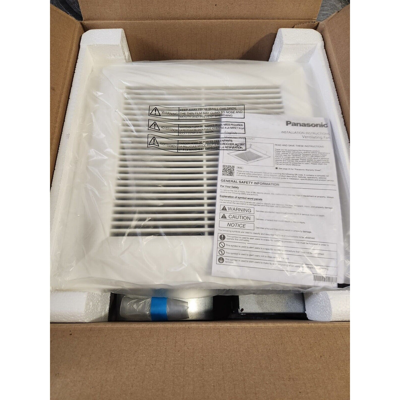 Panasonic FV-0510VS1 WhisperValue DC Bath EnergyStar Certified Ceiling Mount Fan