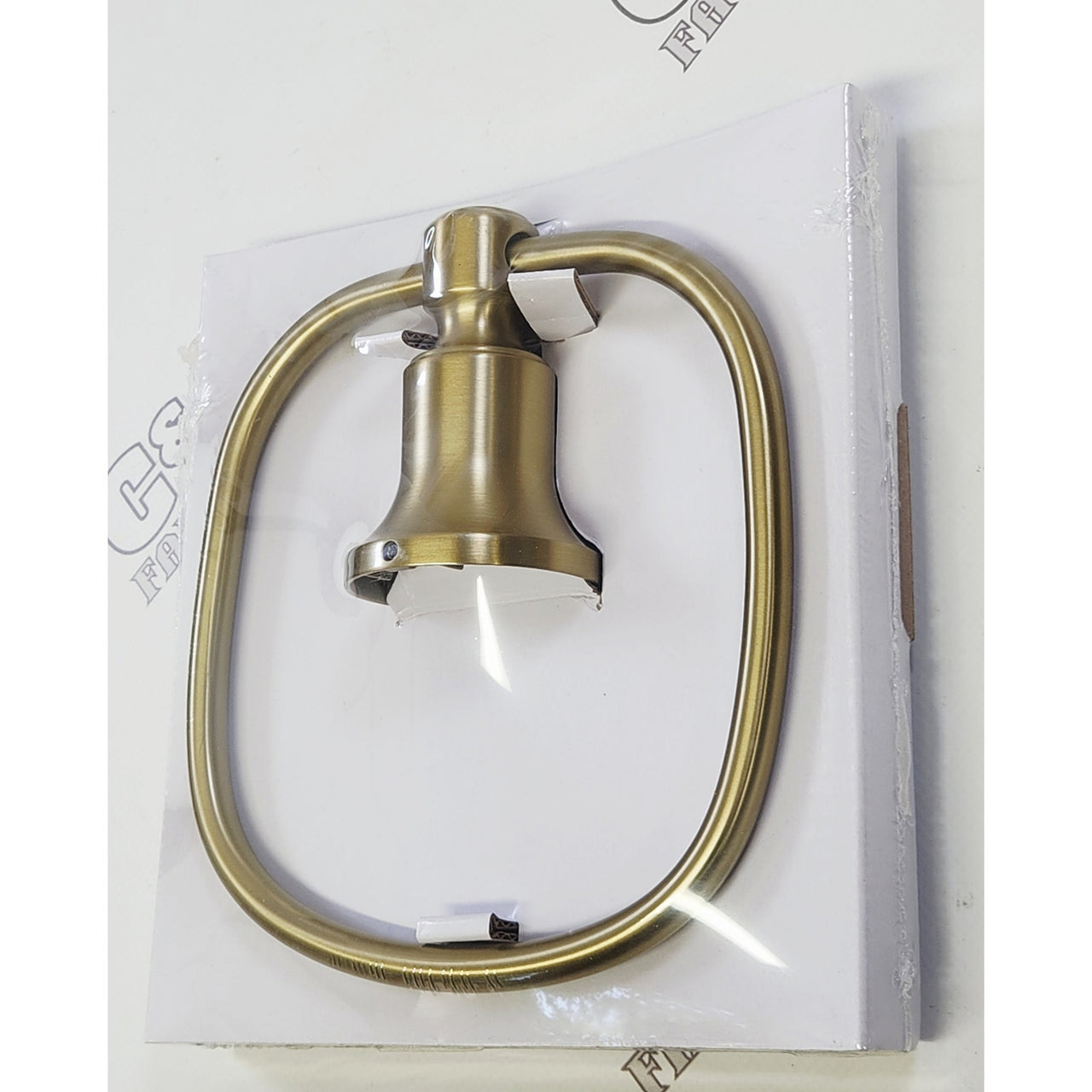 Glacier Bay 1012 940 038 Hoyt Bathroom Wall Mounted Towel Ring - Brushed Gold