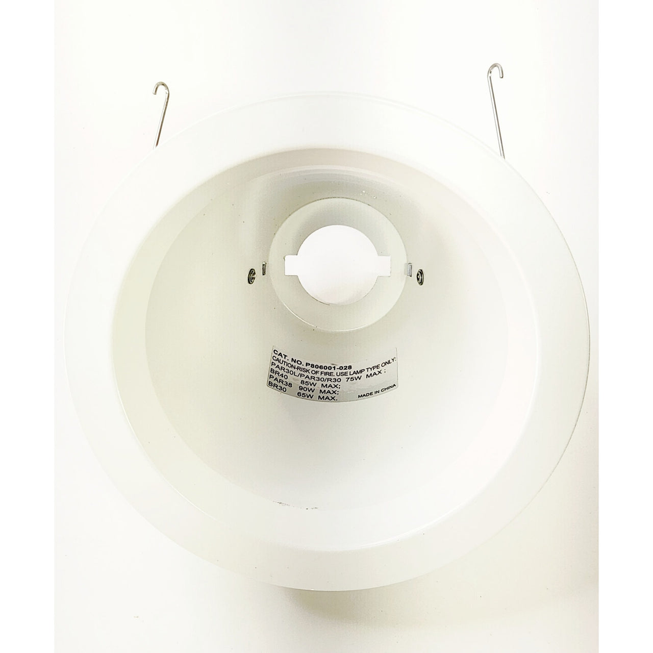 Progress Lighting P806001-028 6" Baffle Recessed Trim - Satin White
