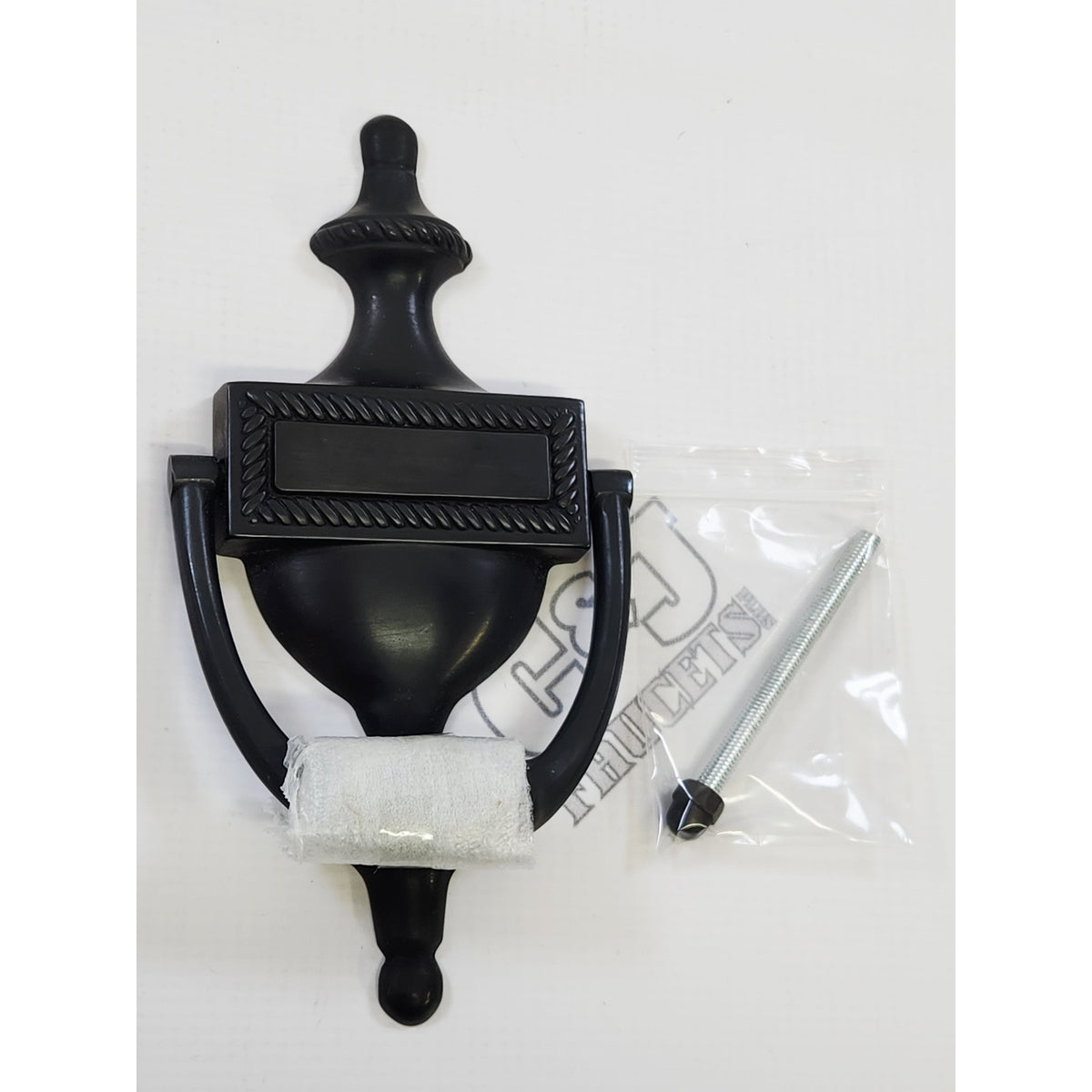 Deltana DKR75U10B Rustic Victorian 8" Door Knocker - Oil Rubbed Bronze