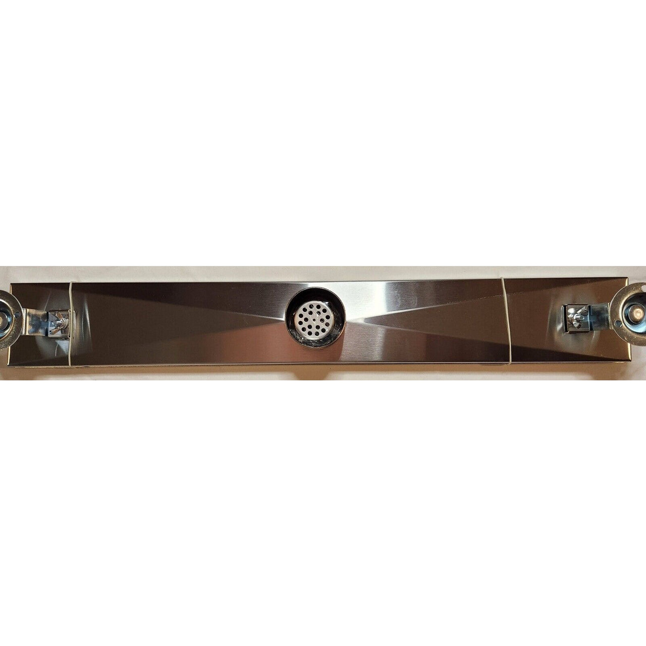 Signature Hardware 404980 Carmen 24" Linear Shower Drain less Flange-Brsh Stnlss