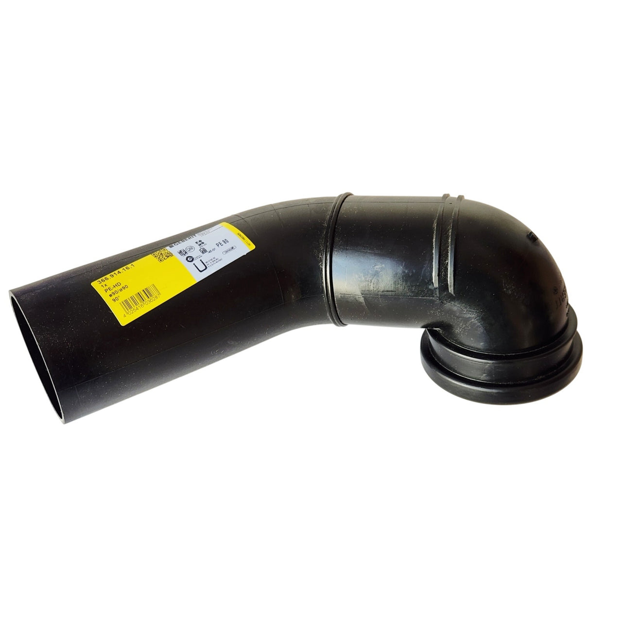 Geberit 366.914.16.1 HDPE Connector Pipe for Right Hand Horizontal Waste Fitting