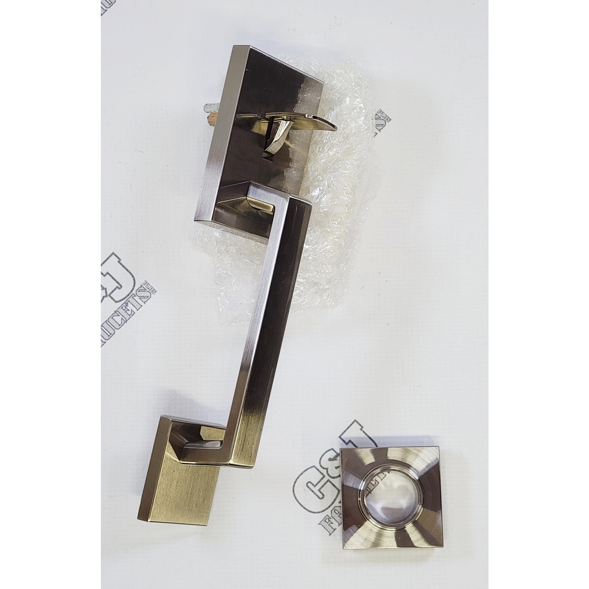 Yale Expressions YMRC42.US15 Marcel Exterior Trim for Schlage -Satin Nickel READ