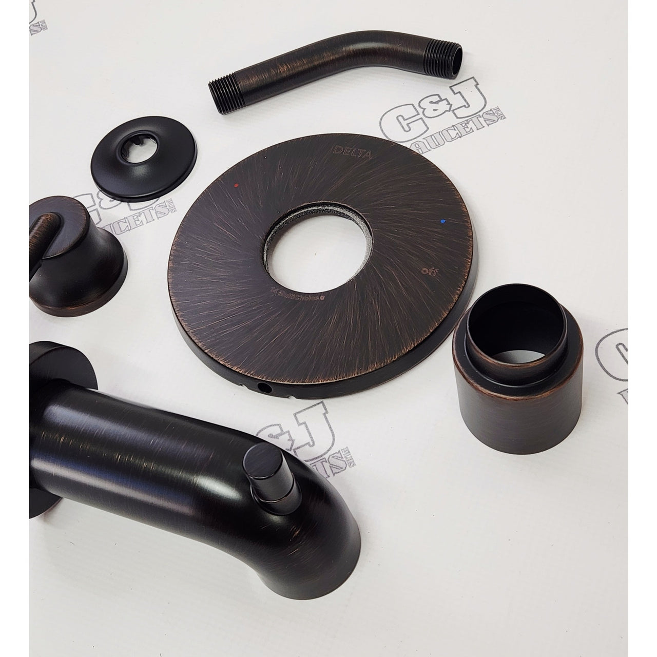 Delta T14459-RB Modern Monitor 14 Tub and Shower Trim Kit - Venetian Bronze READ