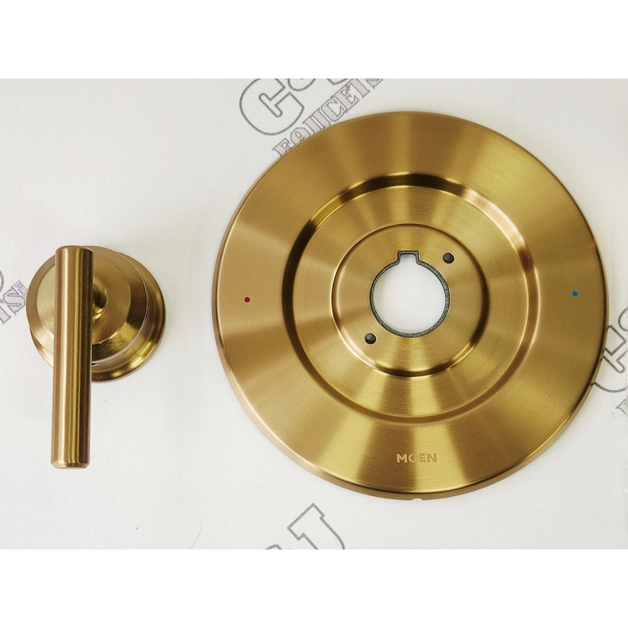 Moen T3002EPBZG Gibson 1.75 GPM Shower Trim Single Function - Bronzed Gold READ
