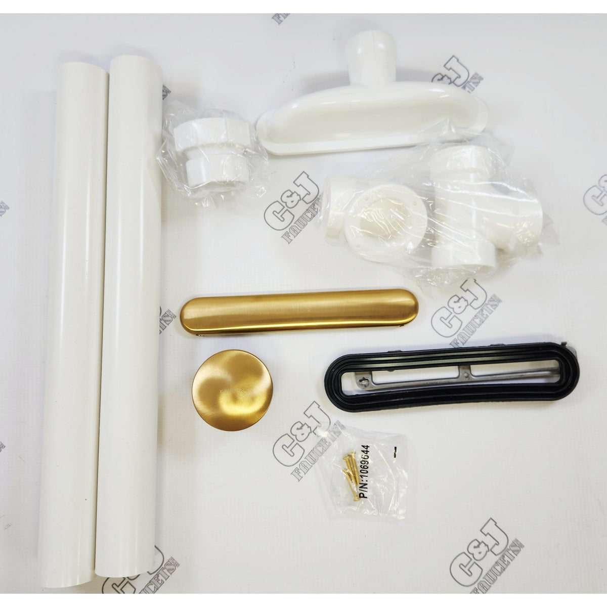 Kohler 7272-2MB Clearflo Tub Drain with Slotted Overflow - Moderne Brass READ