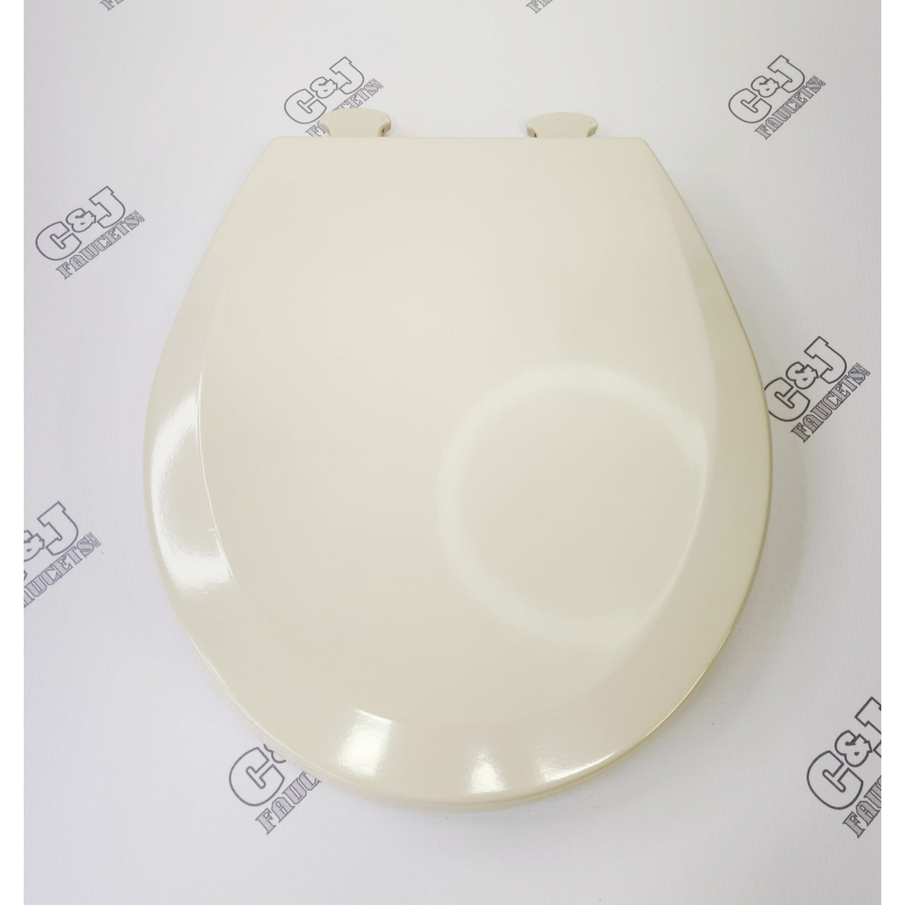 Bemis 500EC 006 Round Closed-Front Toilet Seat with Quick Release - Bone