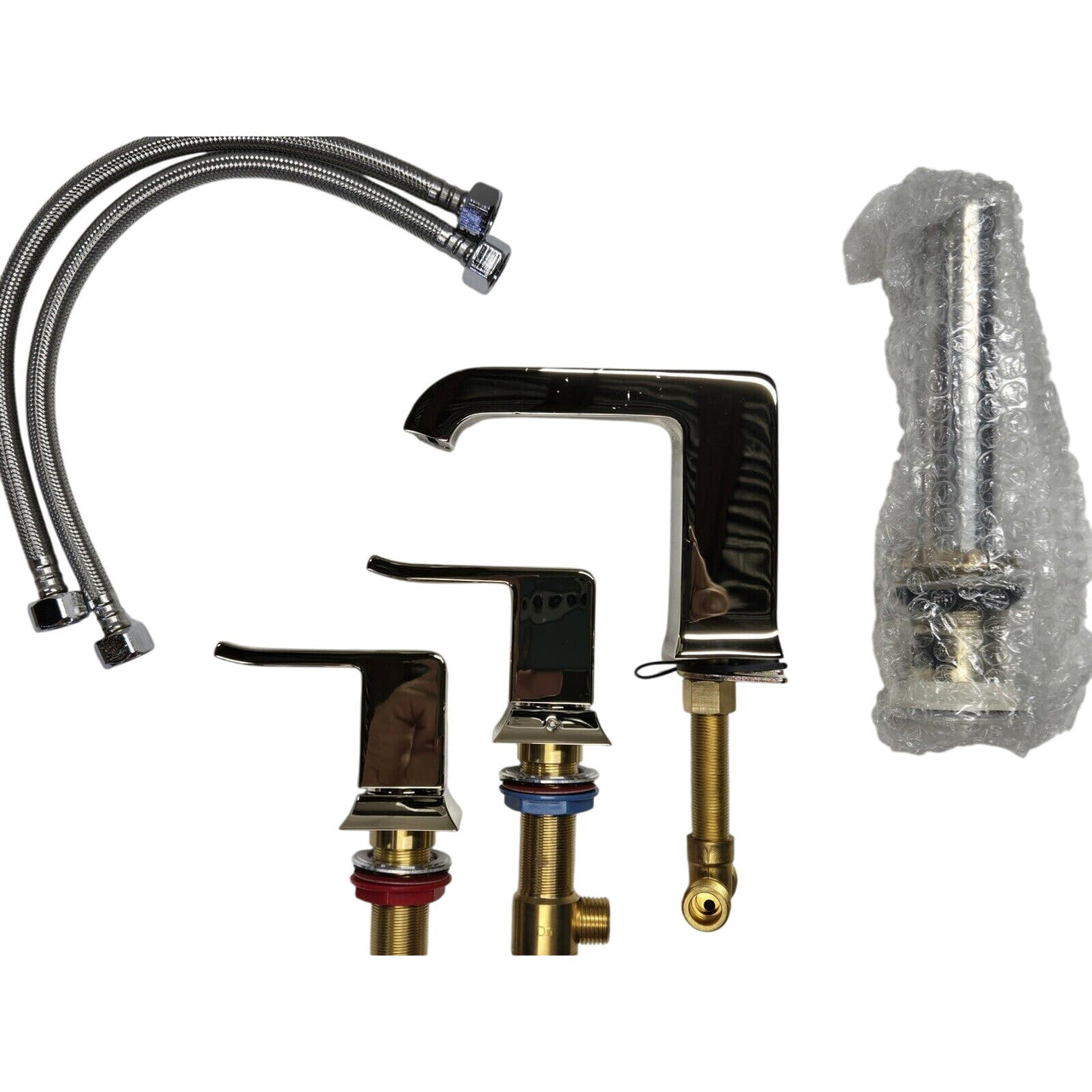 Signature Hardware 437368 Delite Widespread Bathroom Faucet-Polished Brass*READ2