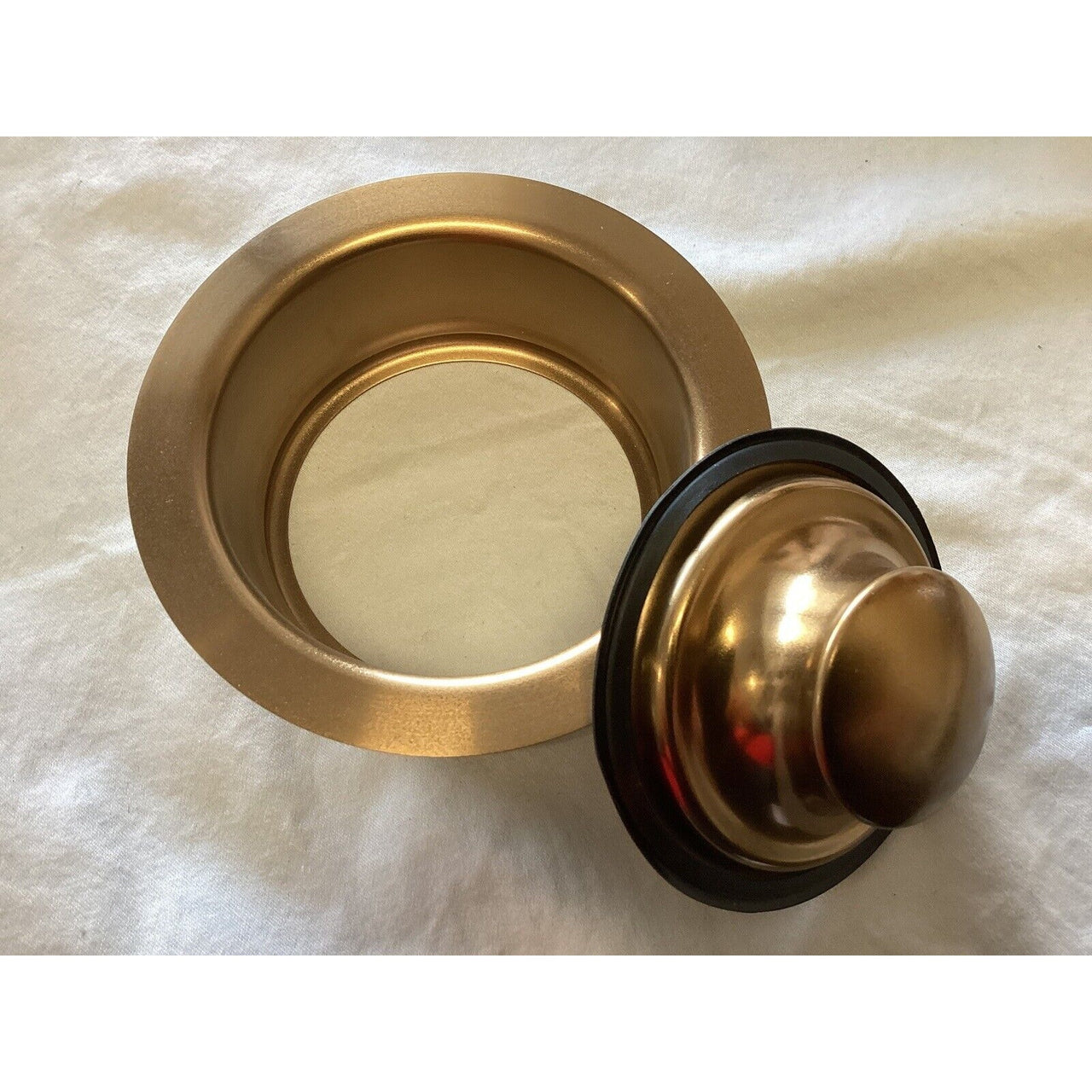 Signature Hardware 453543 3 1/2" Kitchen Garbage Disposal Flange/Stopper -Bronze