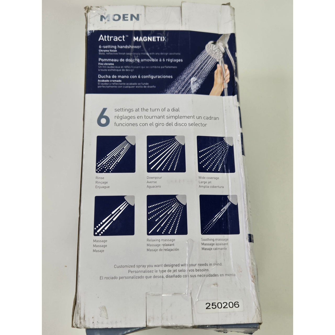 Moen 26000 Attract 1.75 GPM Hand Shower with Adjustable Bracket - Chrome READ