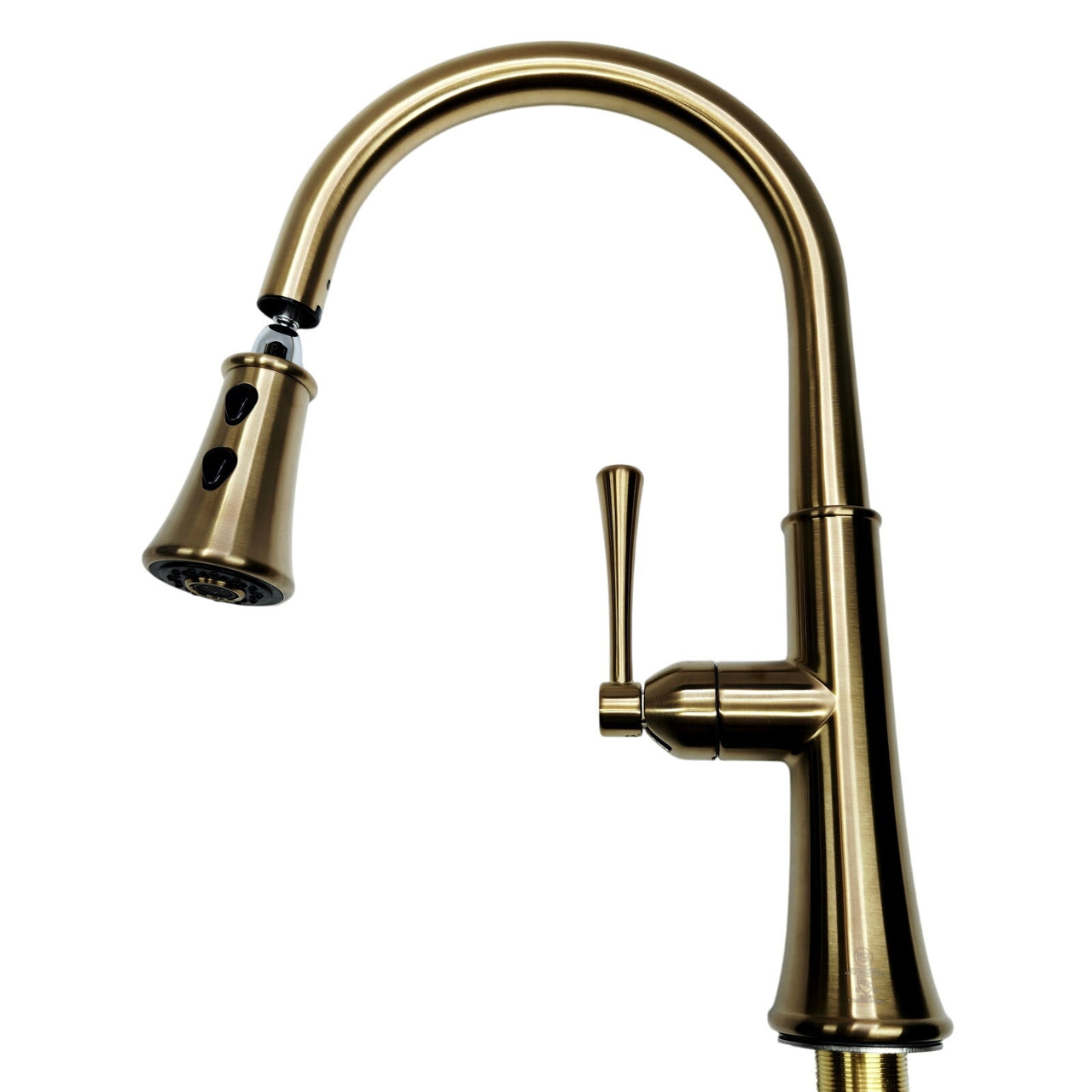 Signature Hardware 477057 Perdita Pull-Down Kitchen Faucet - Brushed Gold