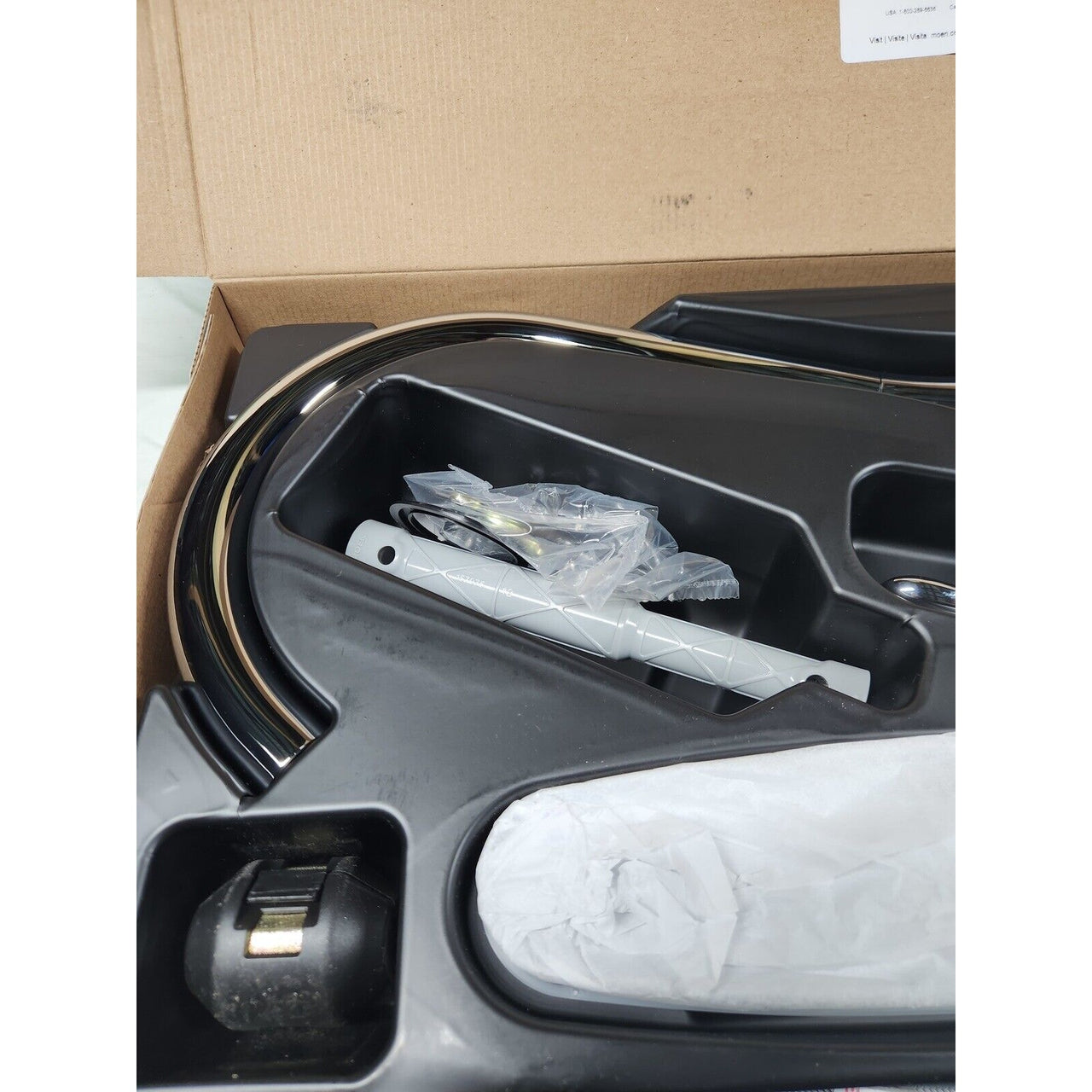 Moen 87879 Haysfield 1-Handle 1-Hole Pull-Down Kitchen Faucet, 1.5 GPM - Chrome