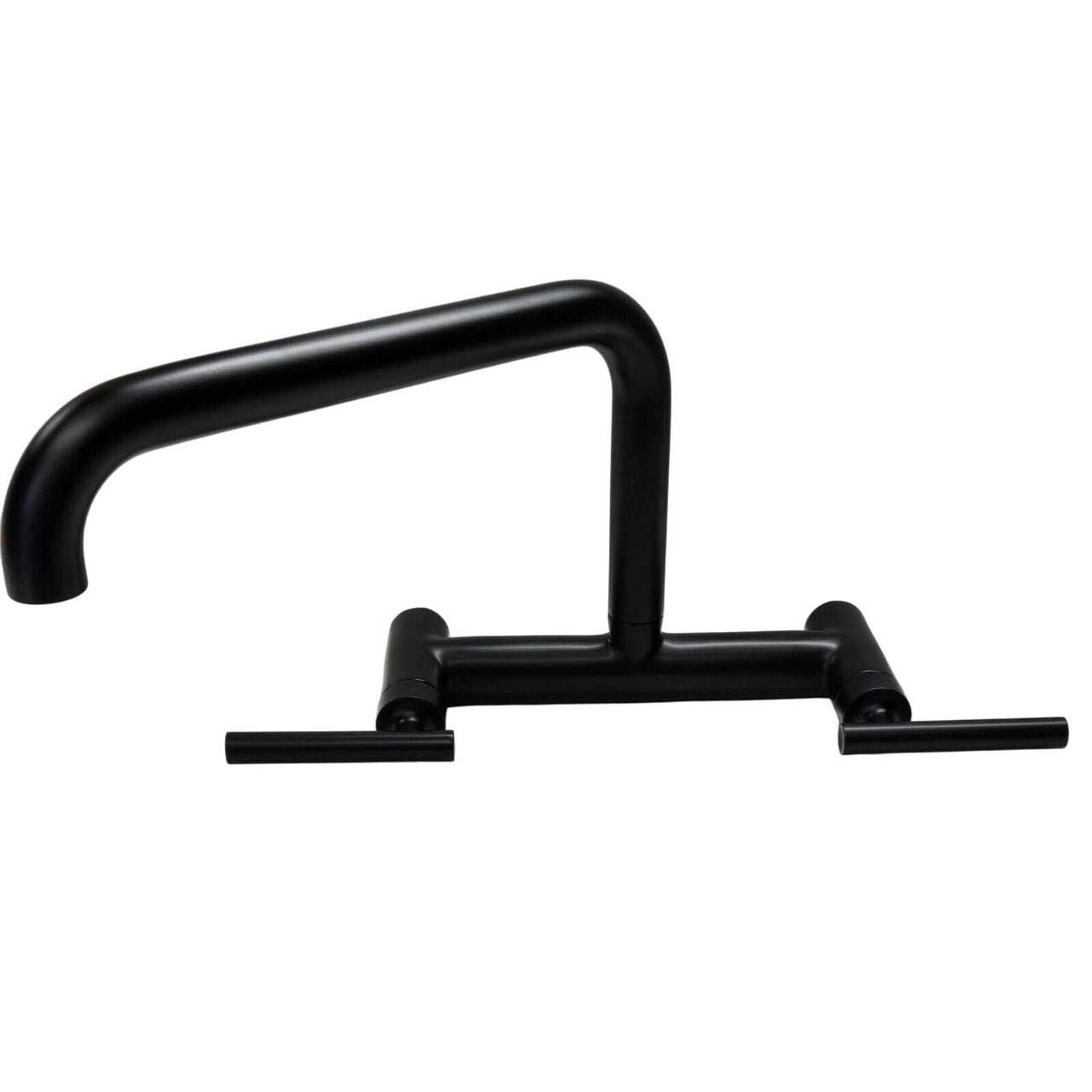 Kohler 7549-4-BL Purist Wall Mounted Bridge Kitchen Faucet - Matte Black READ