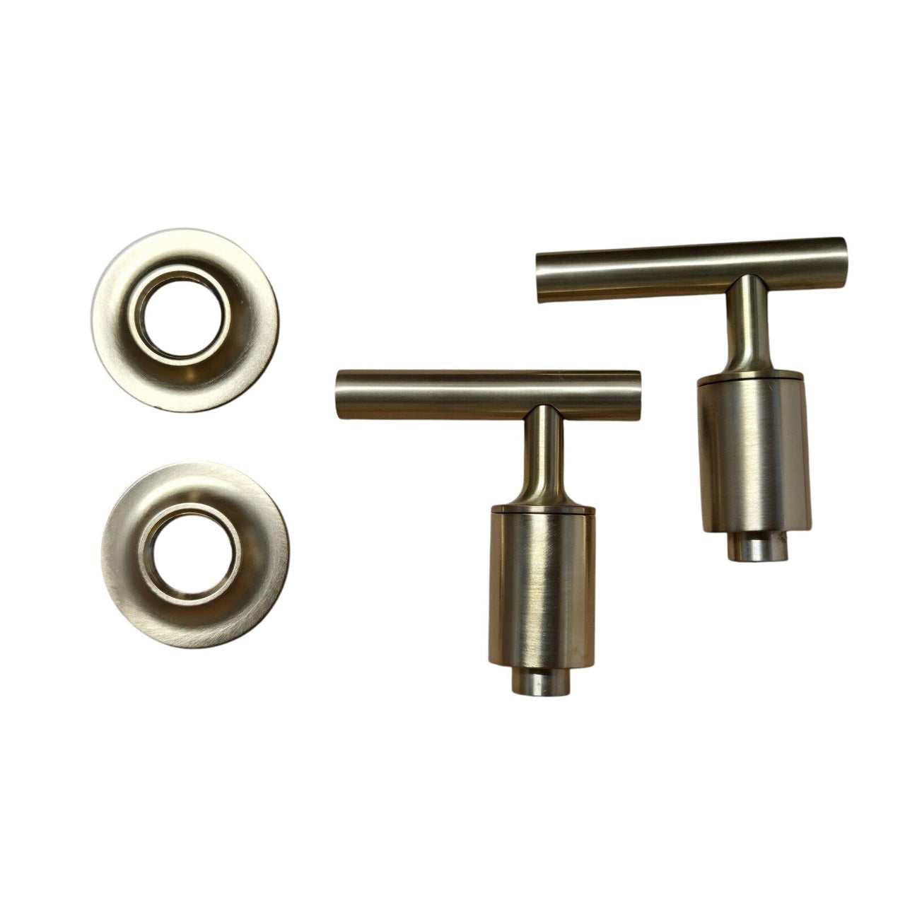 Kohler T14414-4-2MB Purist WallMount Bathroom Faucet - BrushedModerne Brass READ