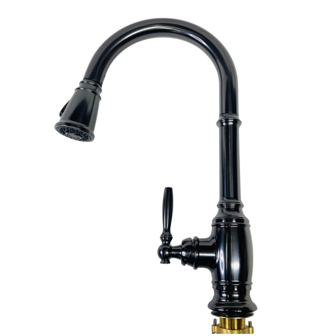 Signature Hardware 483662 Finnian Pull-Down Kitchen Faucet - Gunmetal