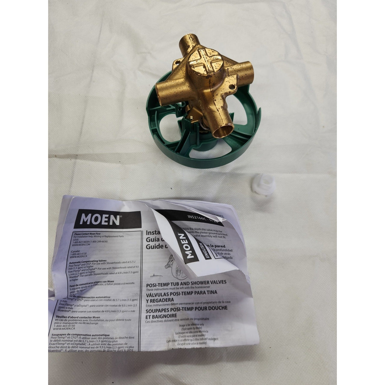 Moen 2570 Posi-Temp Pressure Balancing 4Port Tub and Shower Rough-In Valve