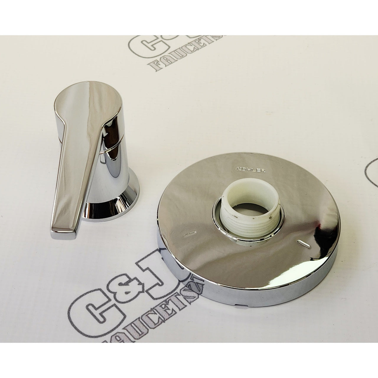 Kohler T97091-4-CP Pitch MasterShower Transfer Valve Trim - Polished Chrome