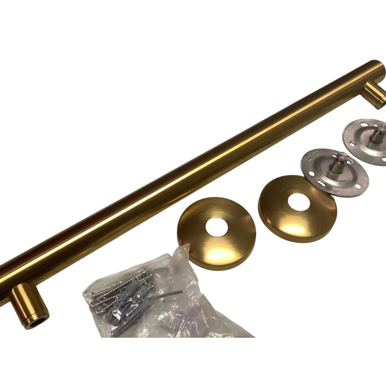 Signature Hardware 482905 18" Contemporary Grab Bar - Brushed Gold - READ