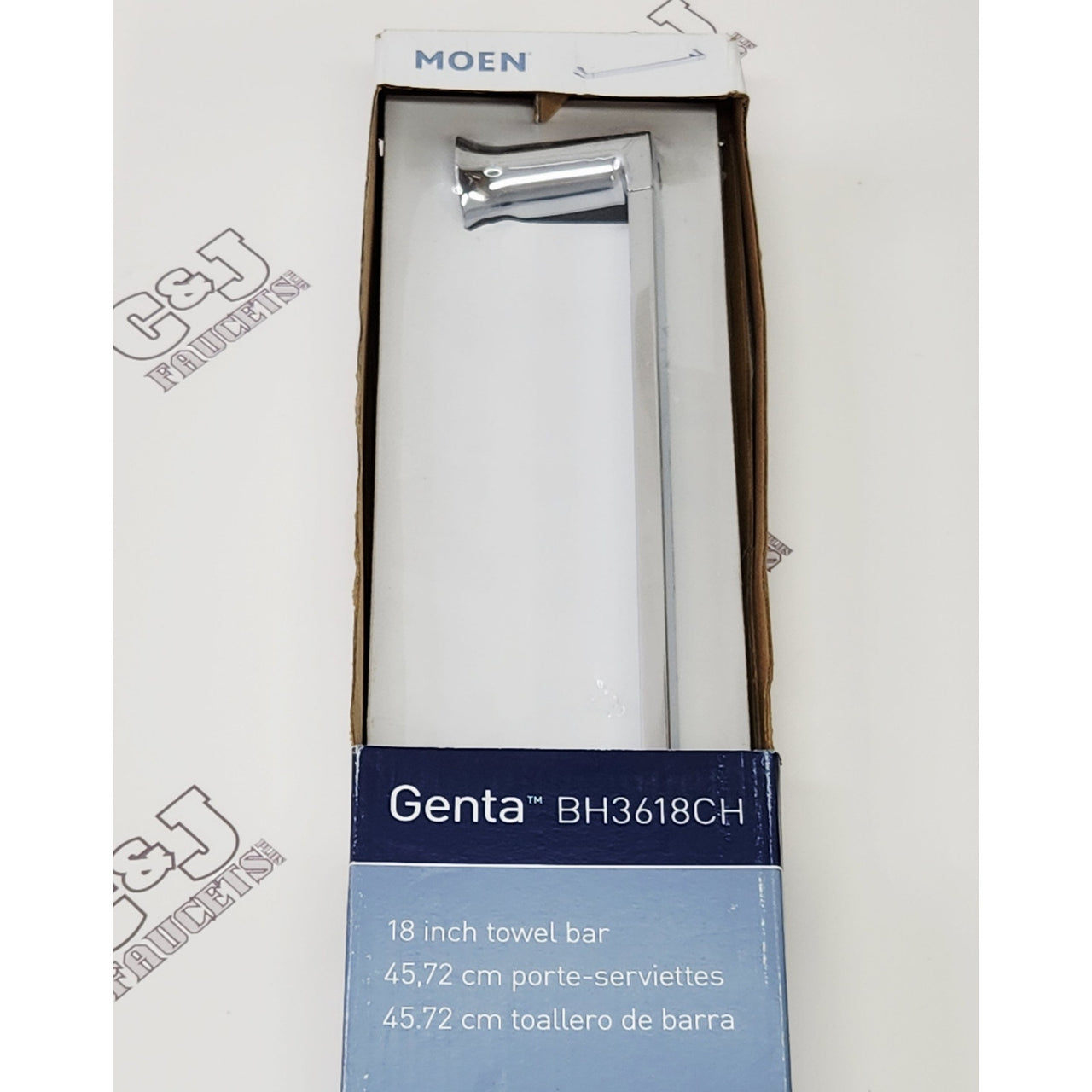 Moen BH3618CH Genta 18" Towel Bar - Chrome