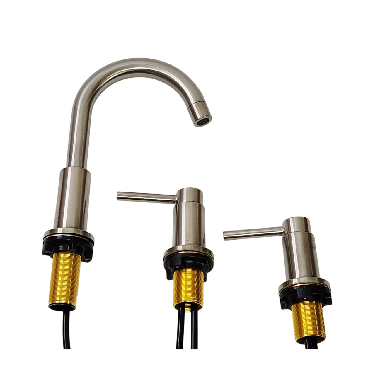 Glacier Bay 1008 371 263 Dorind Widespread Bathroom Faucet - Matte Gold READ