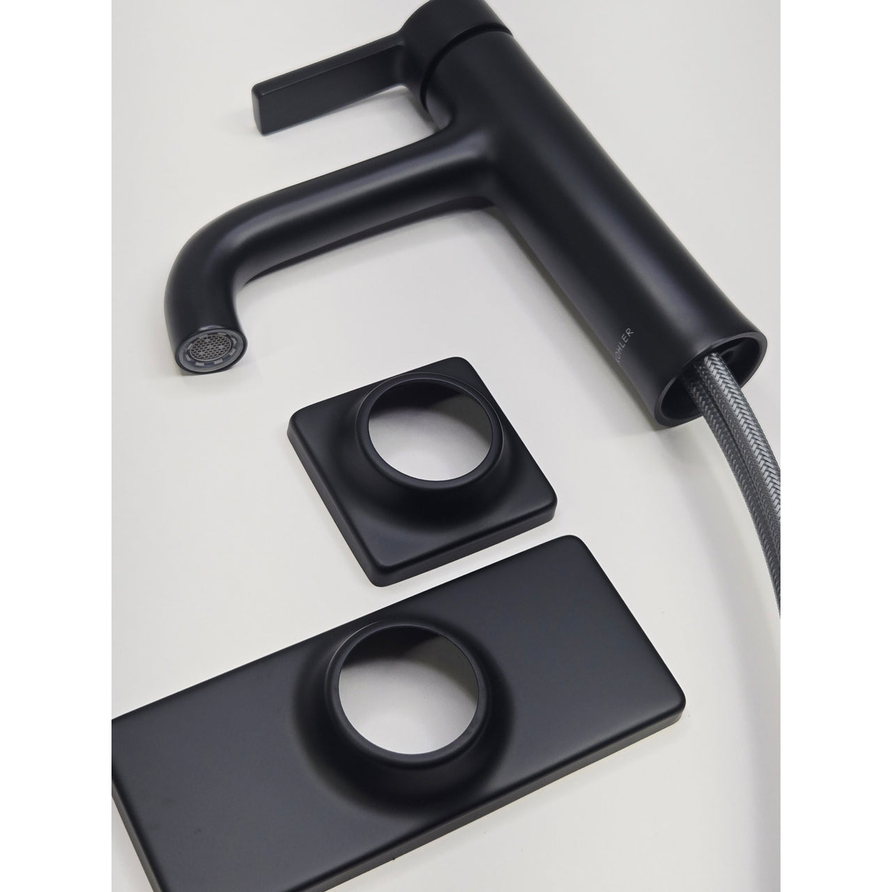 Kohler 28126-4N-BL Venza Single Handle 0.5 GPM Bathroom Faucet - Matte Black
