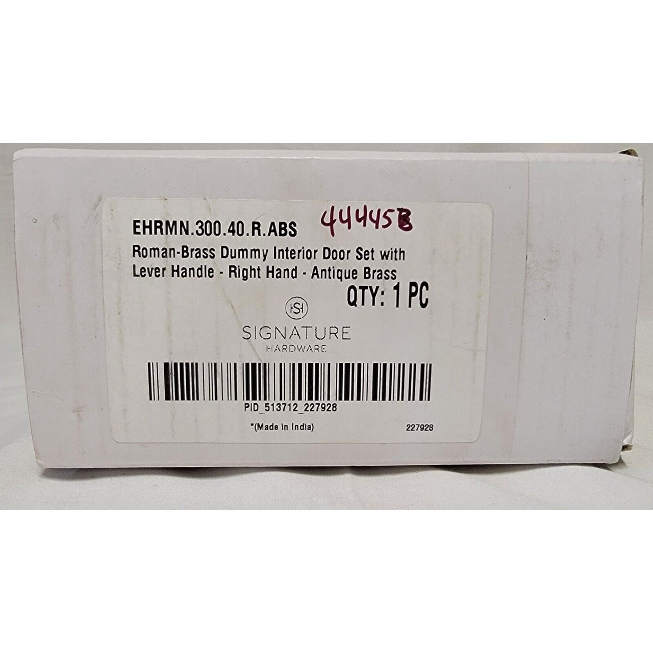 Signature Hardware 444453 Marconi 2-5/8" Lever Dummy Right Hand - Antique Brass*