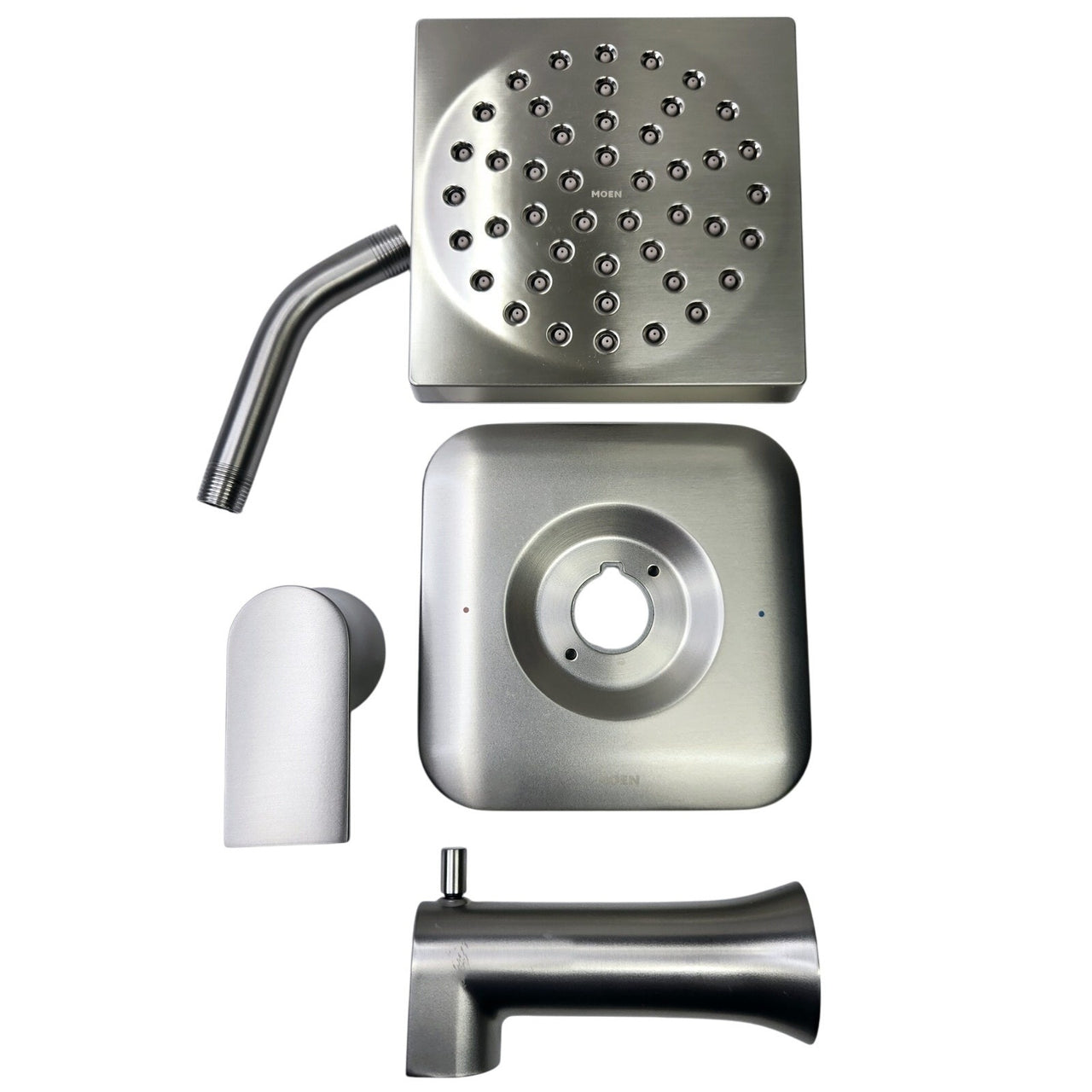 Moen 82760SRN Genta Single-Handle Tub and Shower Faucet - Brushed Nickel READ2