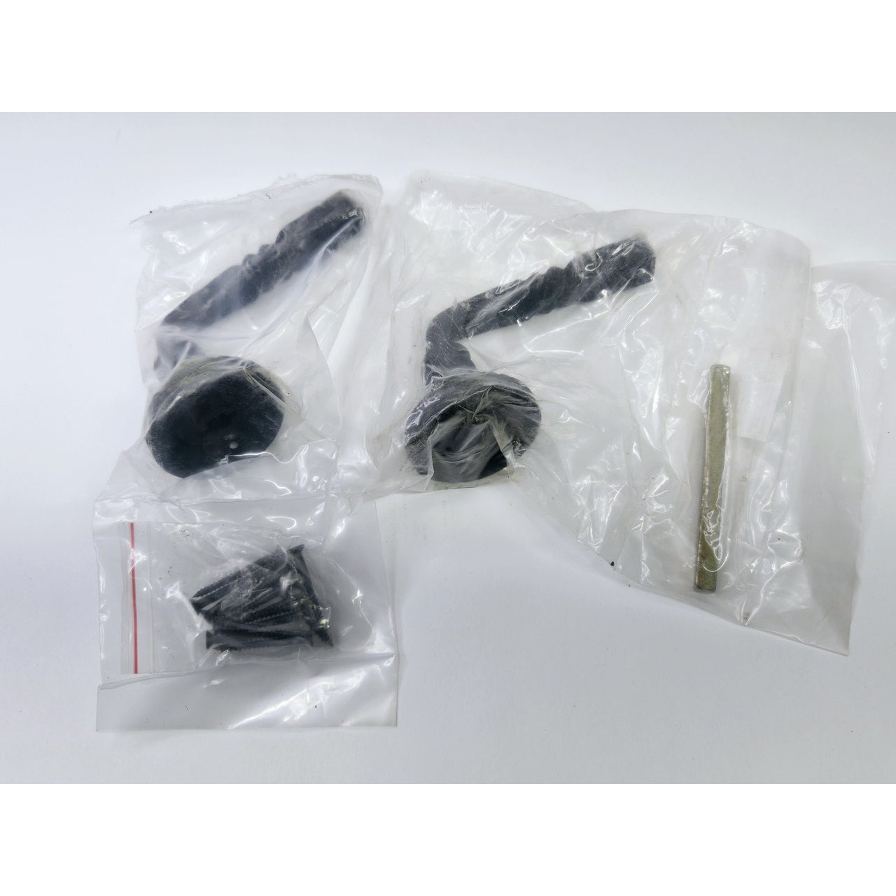 Signature Hardware 248850 Dummy Handle Set - Black Powder Coat