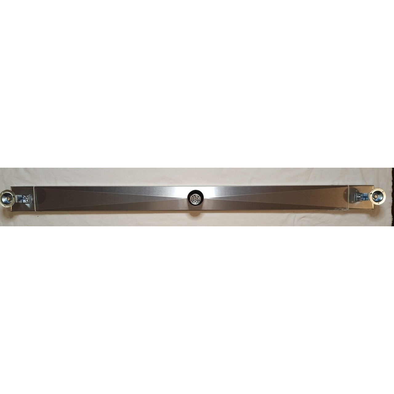 Signature Hardware 398159 Effendi 48" Linear Shower Drain - Brushed Stainless