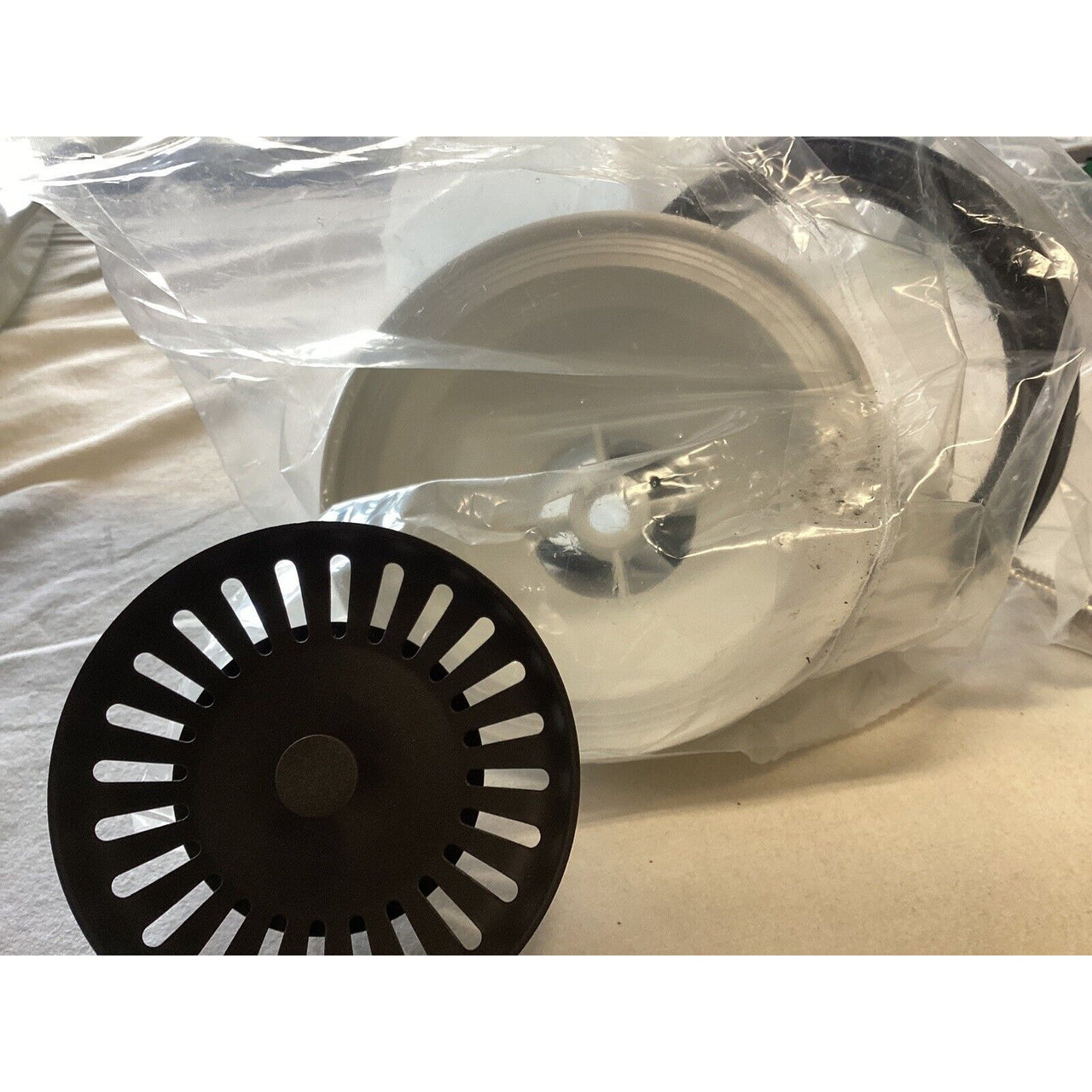 Blanco 240324 3.5" Metal Kitchen Sink Flange with Strainer - Cinder