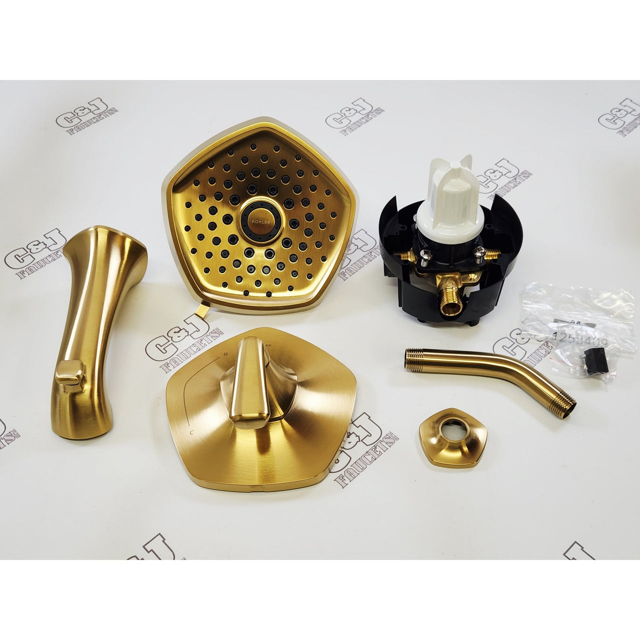 Kohler R28798-4G-2MB Sundae Tub and Shower Faucet -Vibrant Brushed Moderne Brass