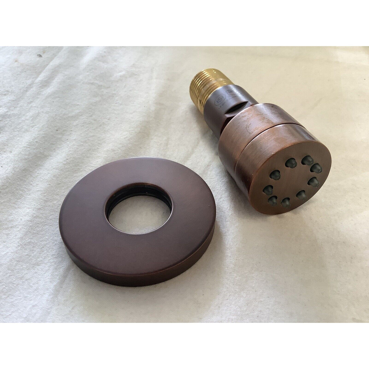 Signature Hardware 329642 Single Function Round Brass Body Spray -Oil Rub Bronze