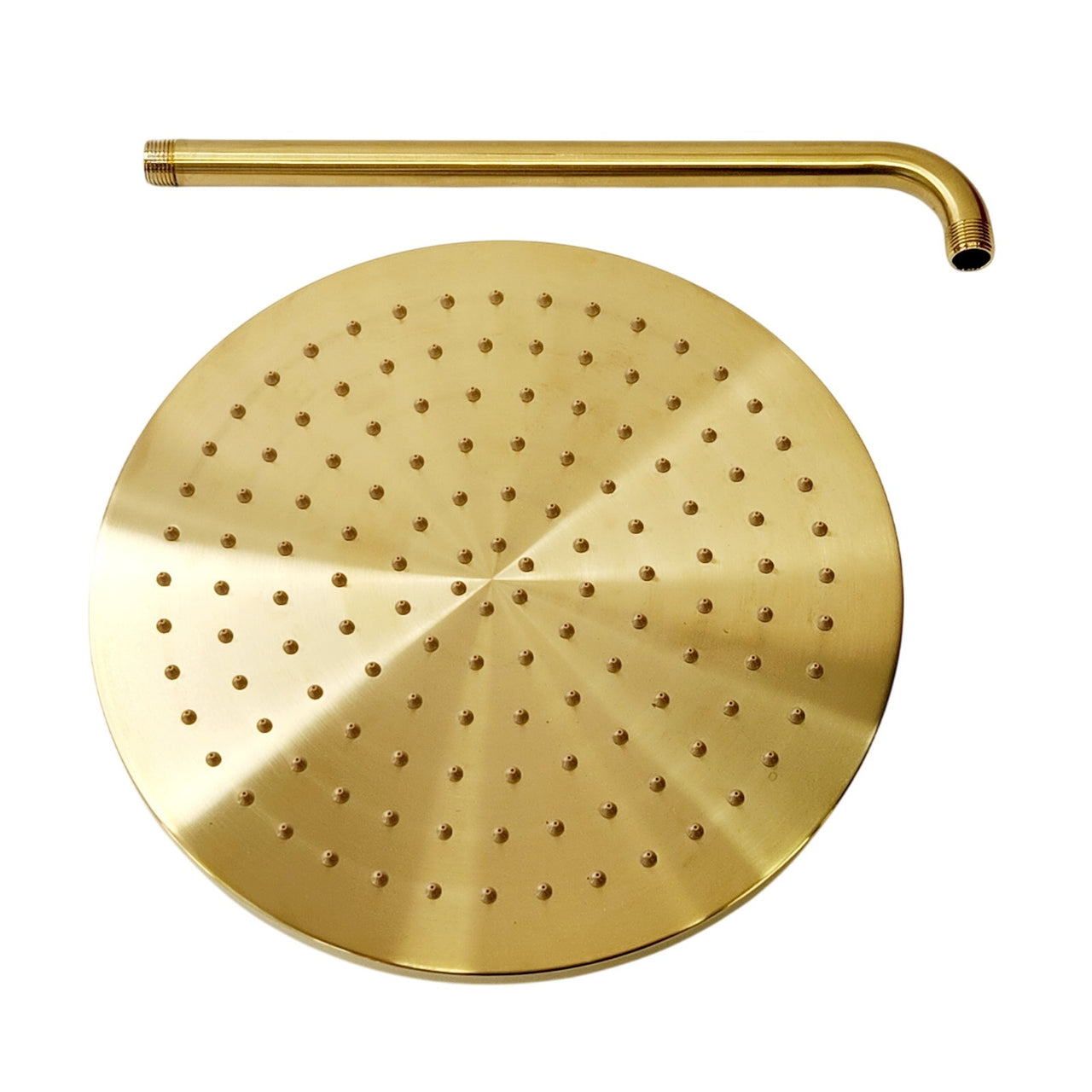Pfister USH-05SHWBG Modern Round 1.75 GPM Rain Shower Head - Brushed Gold