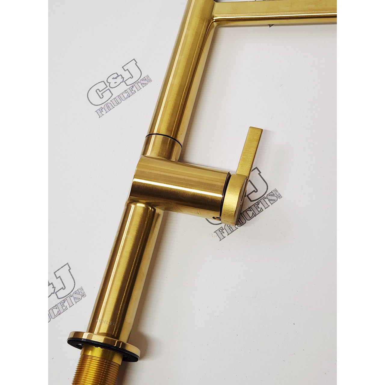 Kohler 28267-2MB Components 1.5 GPM Pull Down Kitchen Faucet - Brush Brass READ